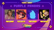 Purple Pandas' members for Minecraft Championship 27 (Image via @MCChampionship_/Twitter)
